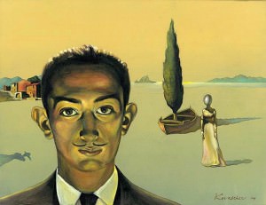 Dalí, 1936. Óleo sobre lienzo, 27 x 35 cm. 2004